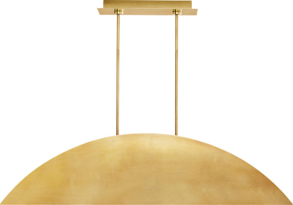 Bau 50 Linear Suspension Natural Brass 3000K 90 CRI integrated led 90 cri 3000k 120v
