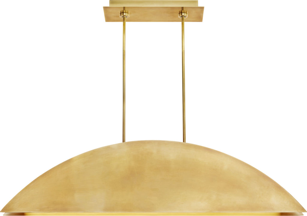 Bau 50 Linear Suspension Natural Brass 3000K 90 CRI integrated led 90 cri 3000k 120v