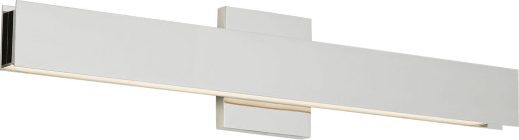 Bau 24 Bath Polished Nickel LED 90 CRI 3000K 277V