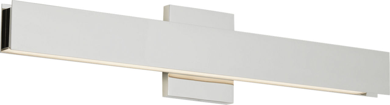 Bau 24 Bath Polished Nickel LED 90 CRI 3000K 277V