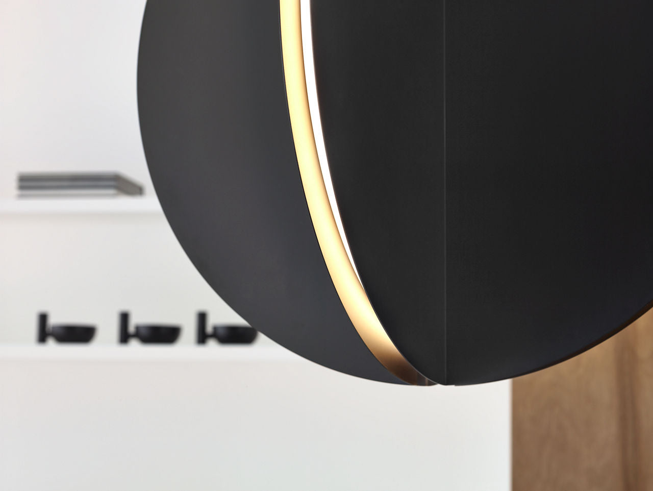 Bau 36 Pendant Nightshade Black Integrated LED 90 CRI 3000K 120-277V