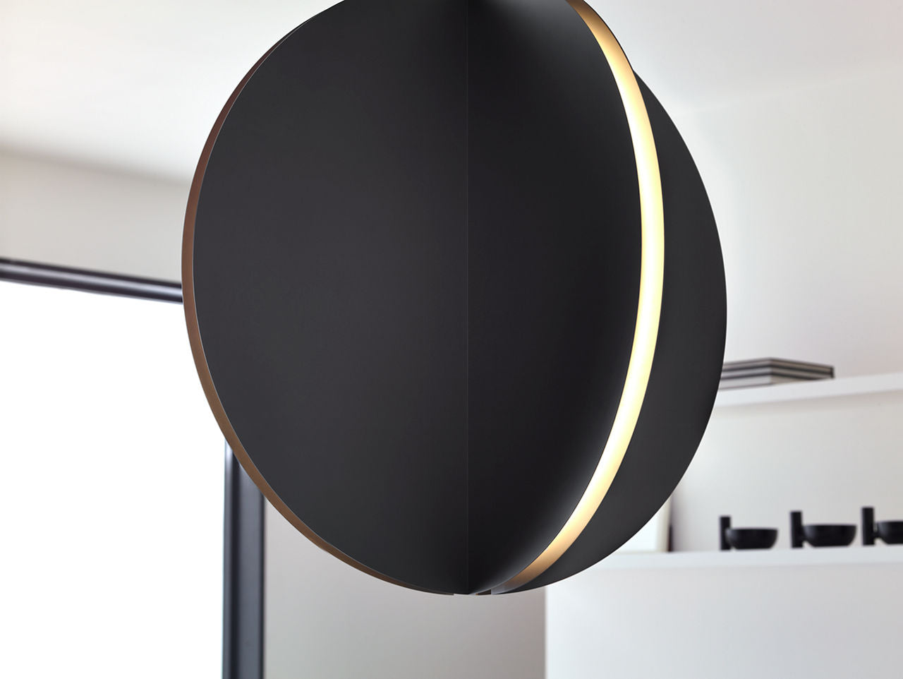 Bau 36 Pendant Nightshade Black Integrated LED 90 CRI 3000K 120-277V