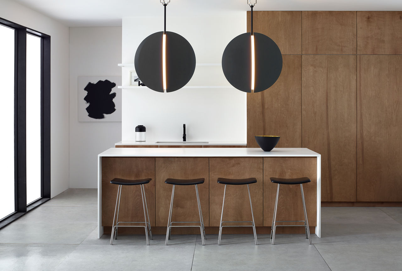 Bau 36 Pendant Nightshade Black Integrated LED 90 CRI 3000K 120-277V