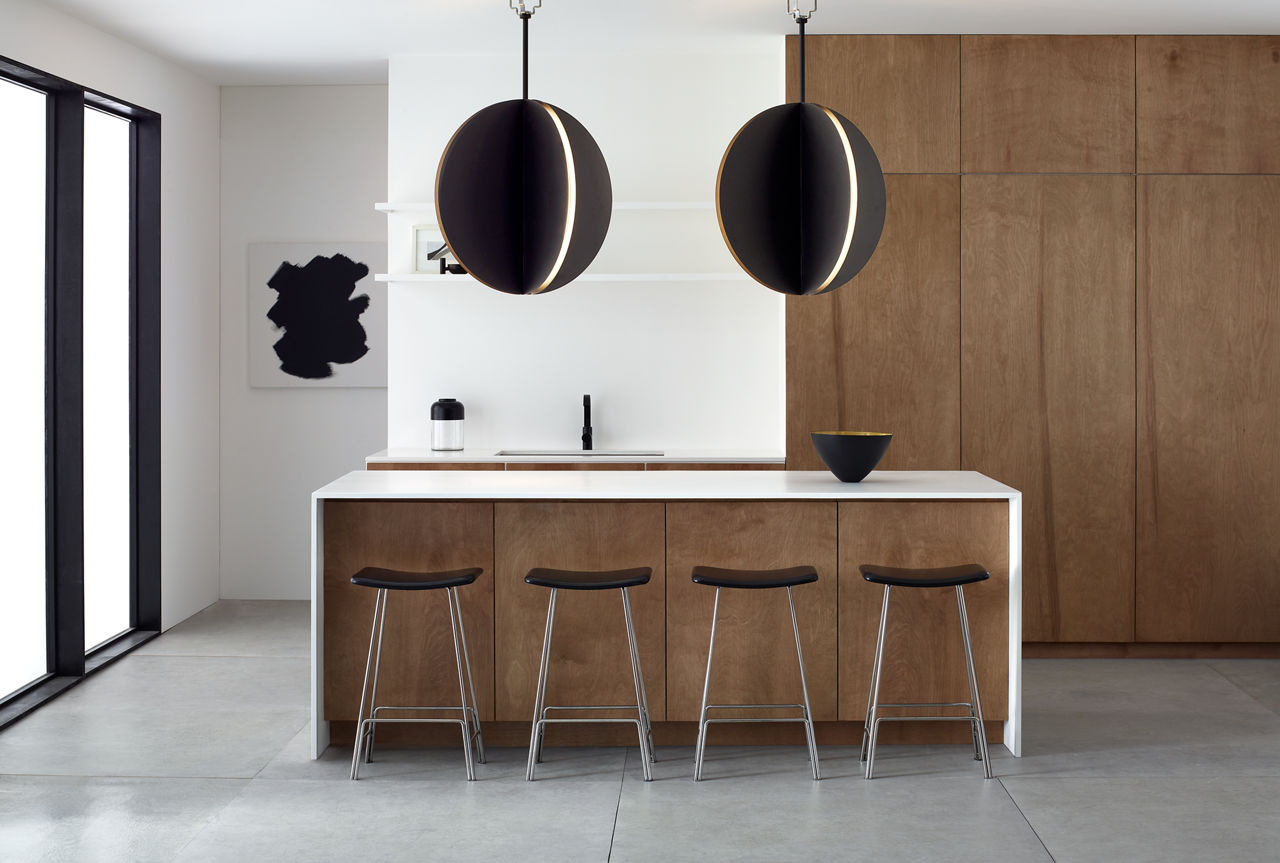 Bau 36 Pendant Nightshade Black Integrated LED 90 CRI 3000K 120-277V