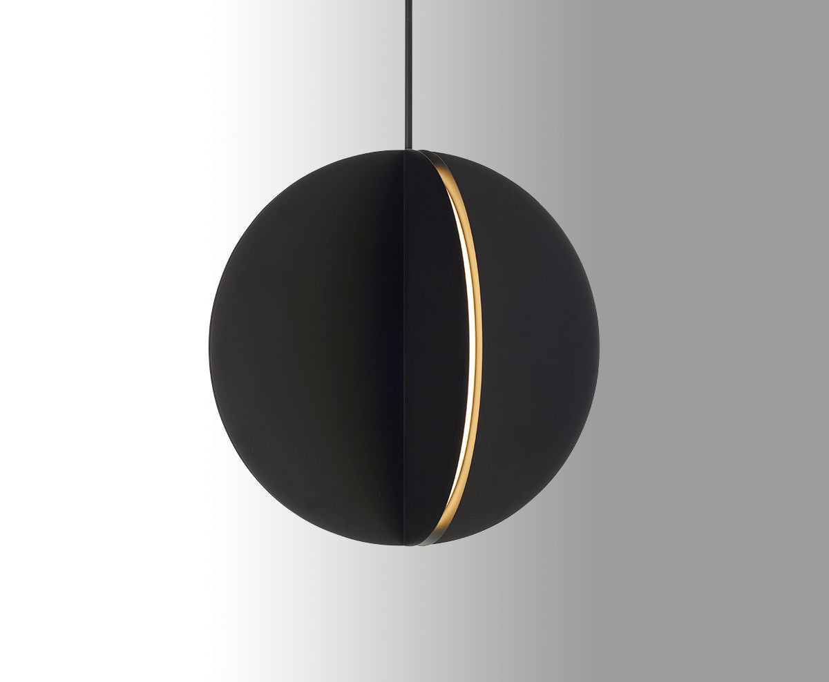 Bau 36 Pendant Nightshade Black Integrated LED 90 CRI 3000K 120-277V