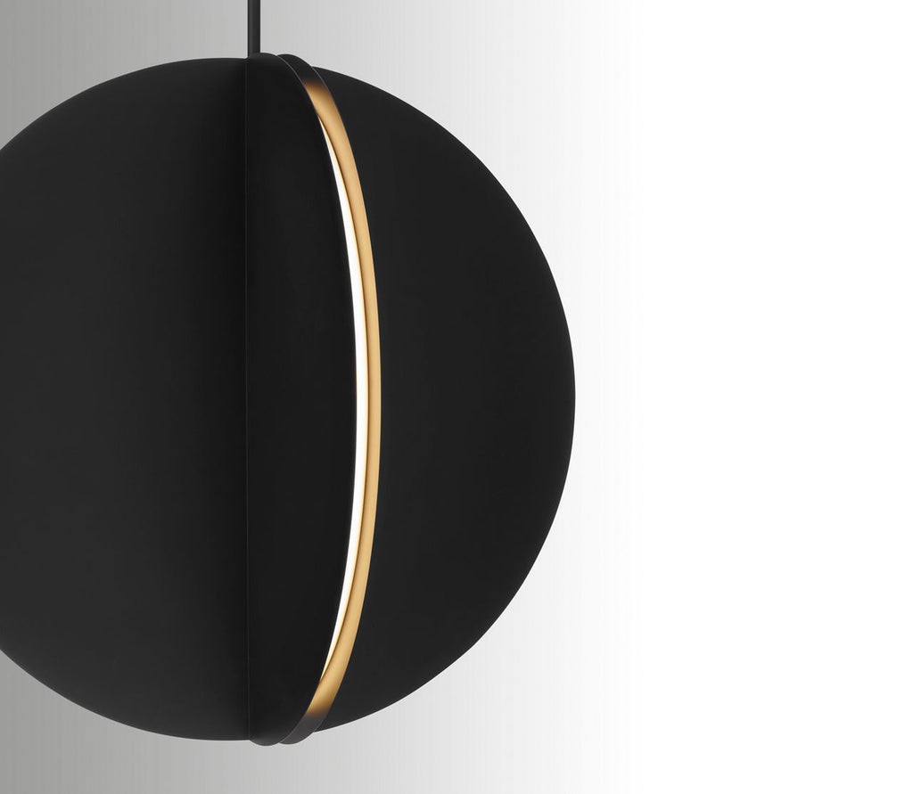 Bau 36 Pendant Nightshade Black Integrated LED 90 CRI 3000K 120-277V