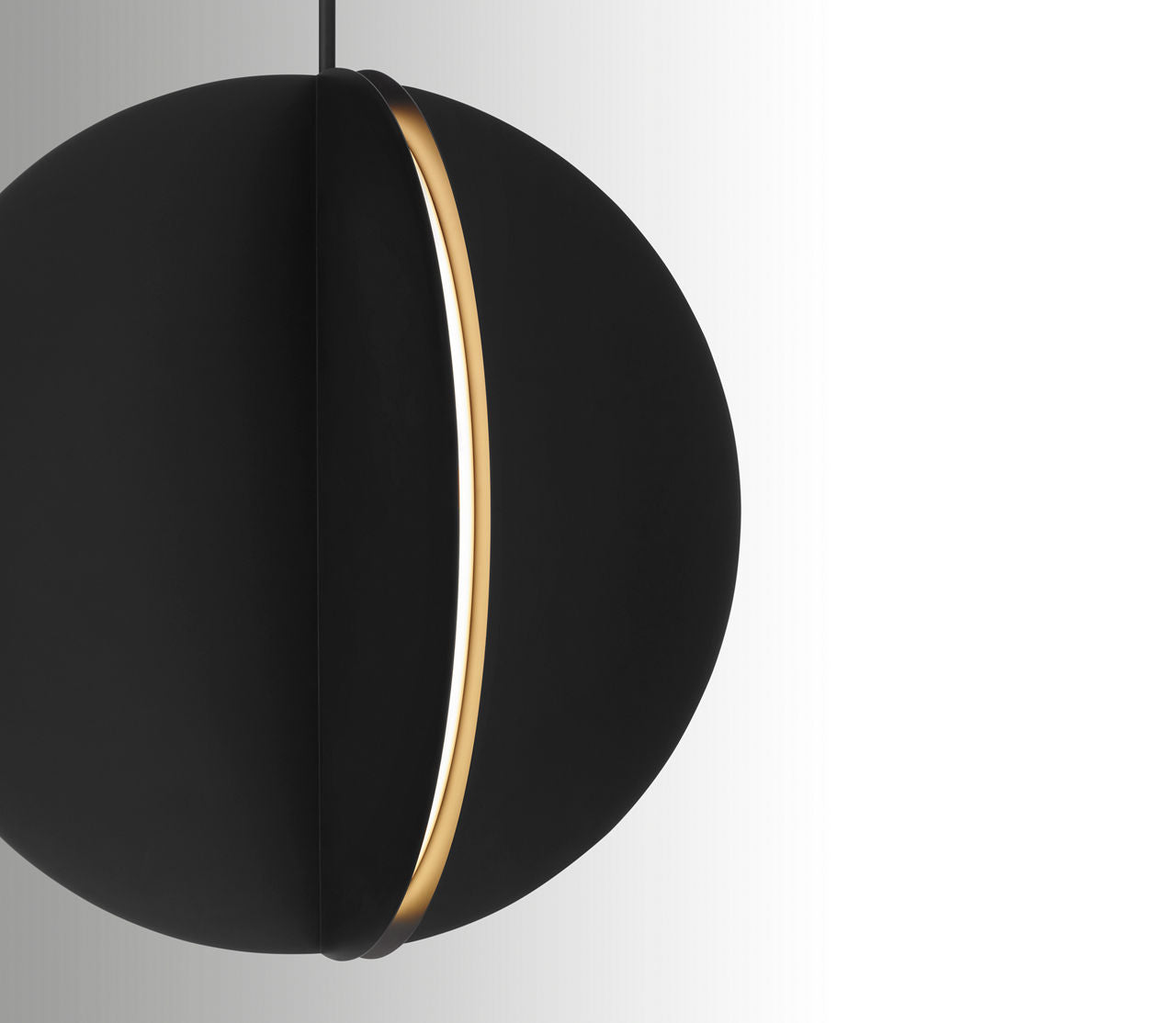 Bau 36 Pendant Nightshade Black Integrated LED 90 CRI 3000K 120-277V