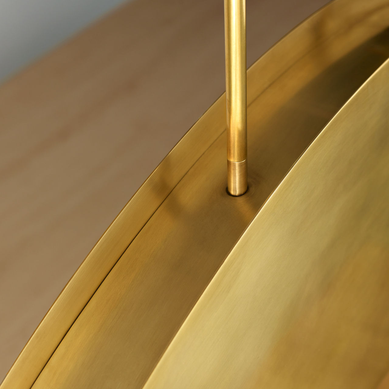Bau 36 Pendant Natural Brass Integrated LED 90 CRI 3000K 120-277V