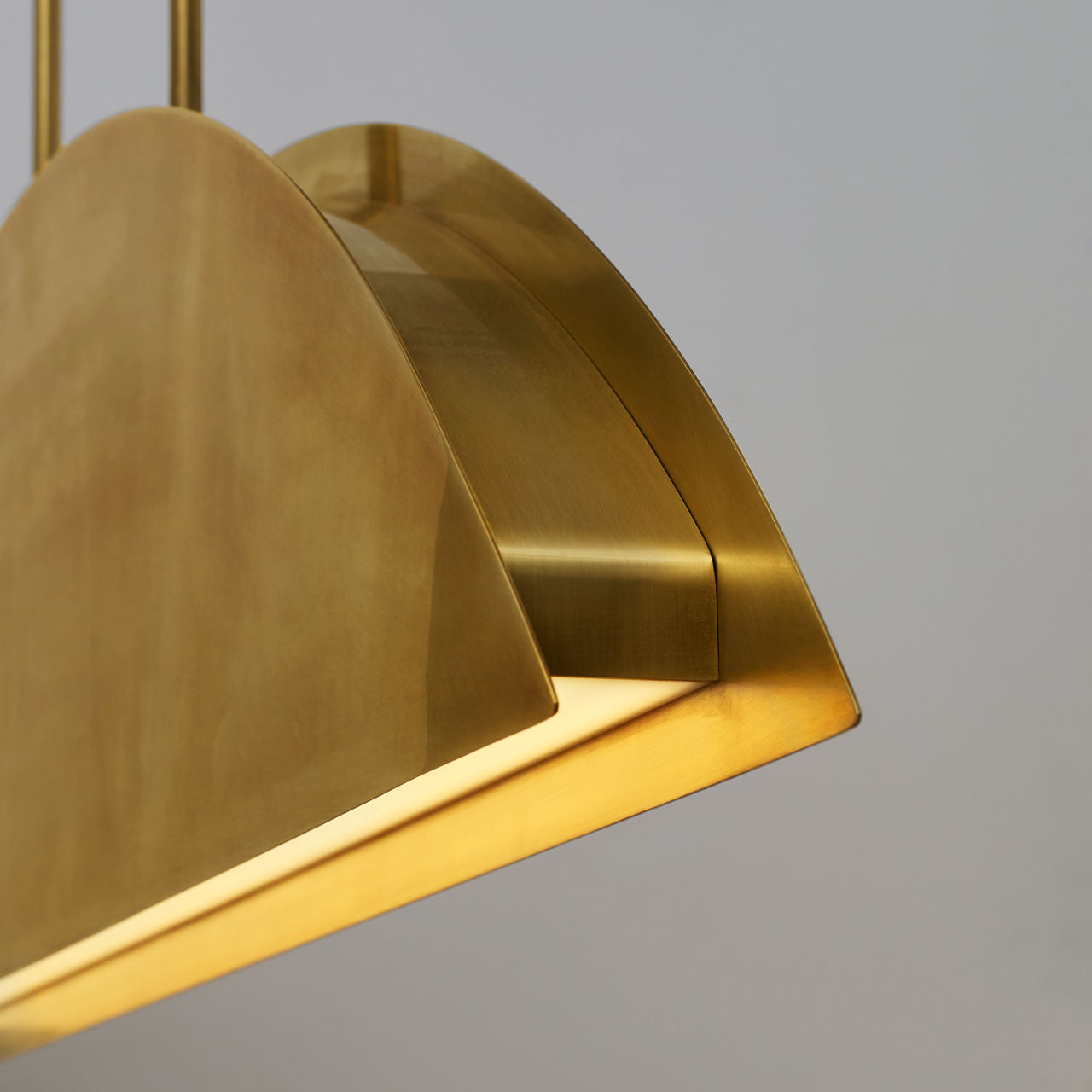 Bau 36 Pendant Natural Brass Integrated LED 90 CRI 3000K 120-277V