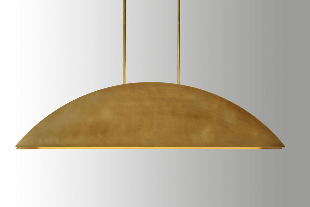 Bau 36 Pendant Natural Brass Integrated LED 90 CRI 3000K 120-277V