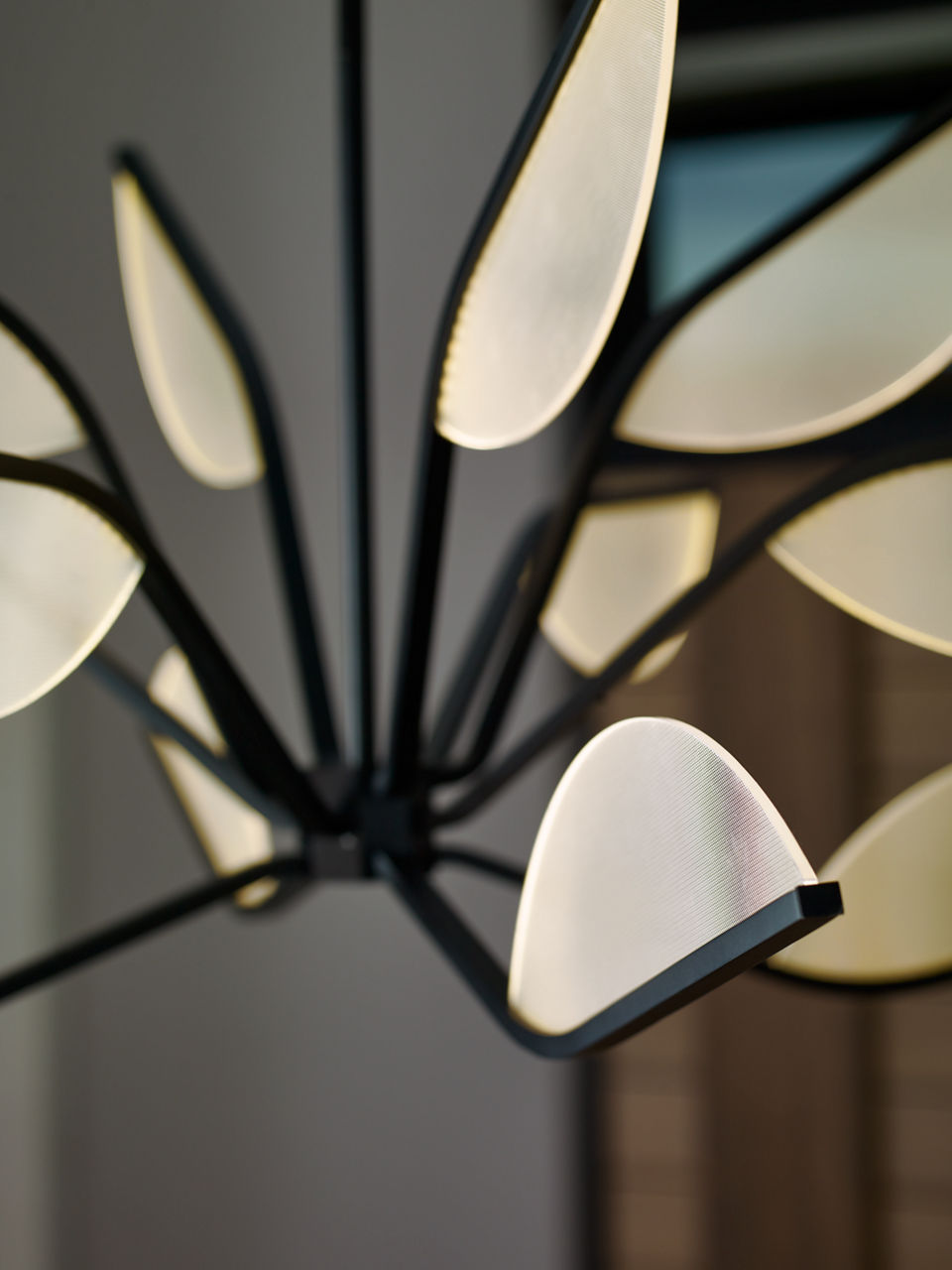 Belterra 38 Chandelier 38" Diameter Matte Black 3500K 90 CRI integrated led 90 cri 3500k 120v