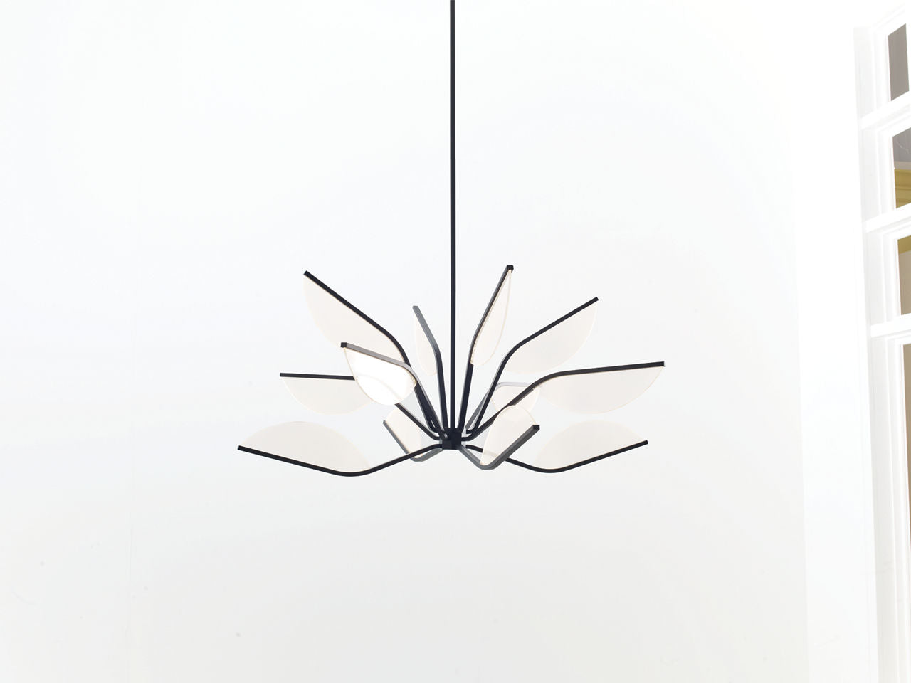 Belterra 38 Chandelier 38" Diameter Matte Black LED 90 CRI 3000K 120V