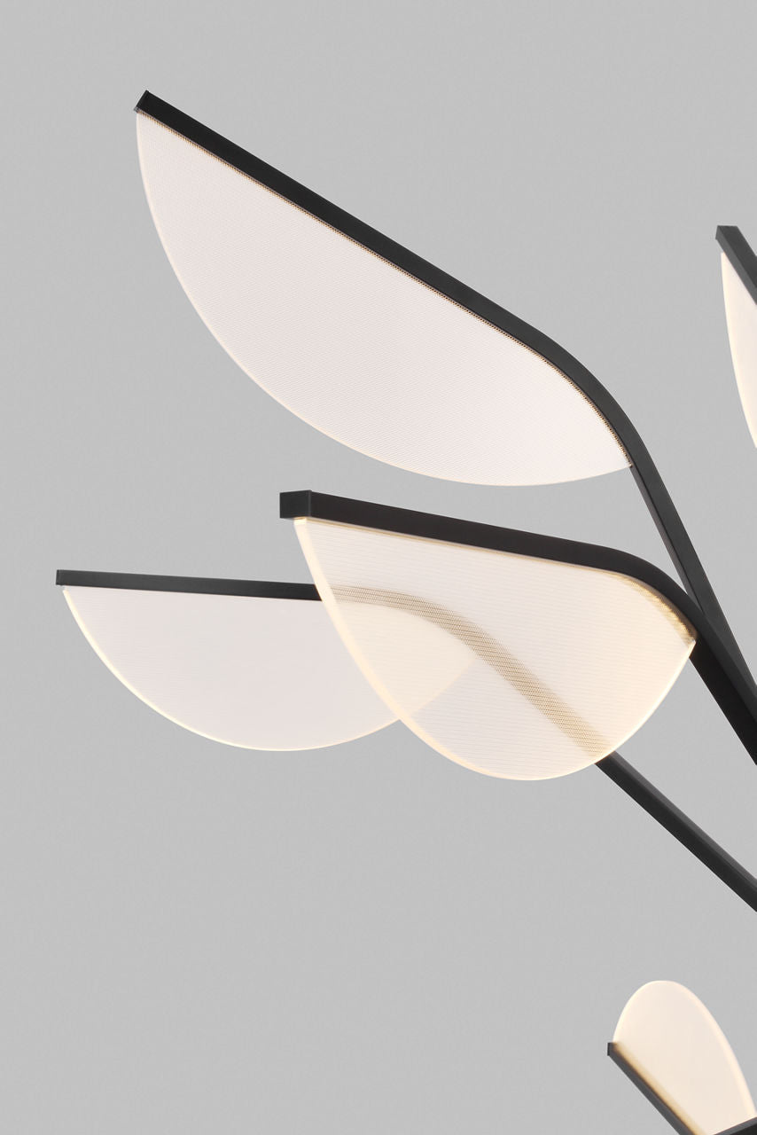 Belterra 48 Chandelier 48" Diameter Matte Black 3000K 90 CRI integrated led 90 cri 3000k 120v