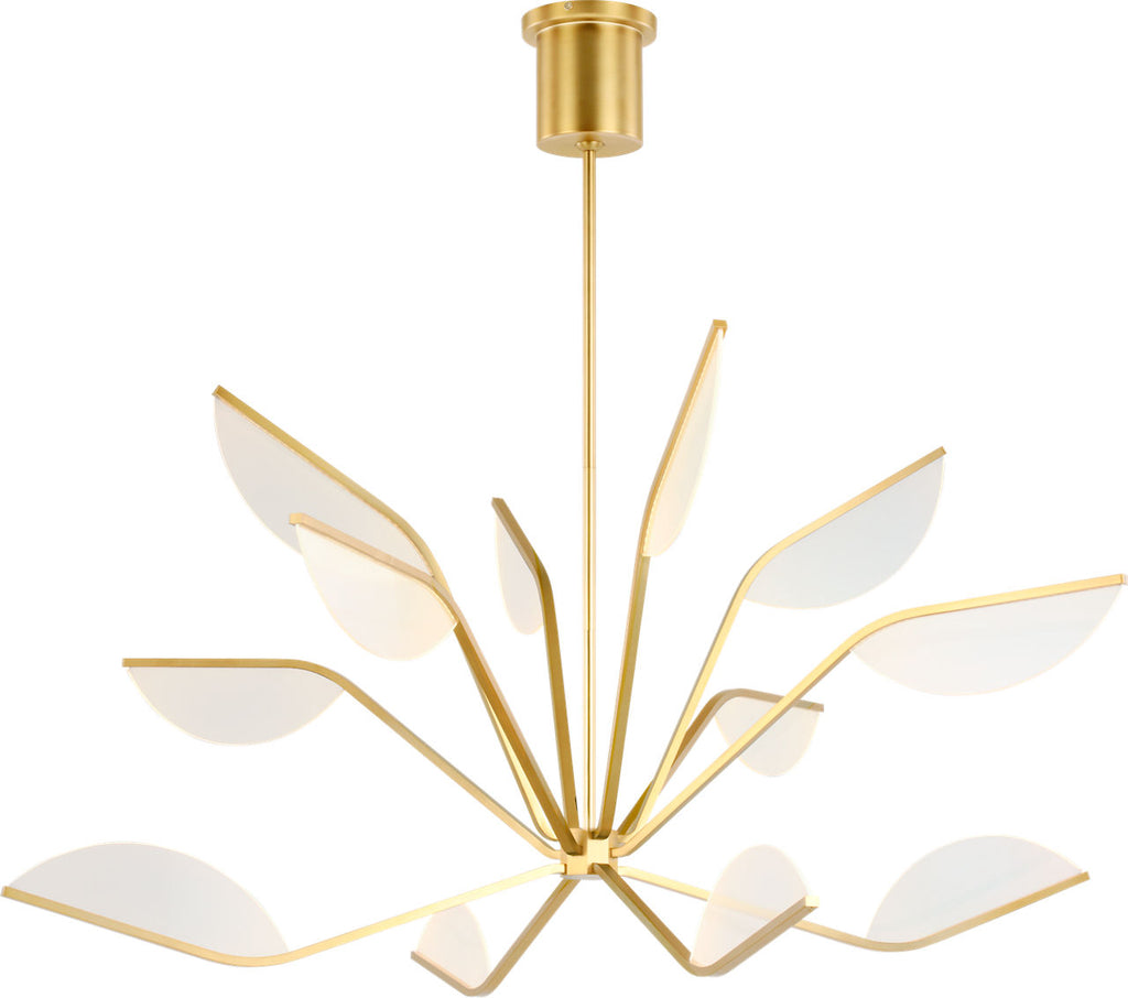 Belterra 48 Chandelier 48" Diameter Natural Brass 3000K 90 CRI integrated led 90 cri 3000k 120v
