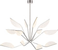 Belterra 48 Chandelier 48" Diameter polished nickel 3000K 90 CRI integrated led 90 cri 3000k 120v