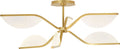 Belterra 30 Flushmount/Chandelier 30 Natural Brass LED 90 CRI 3000K 120V