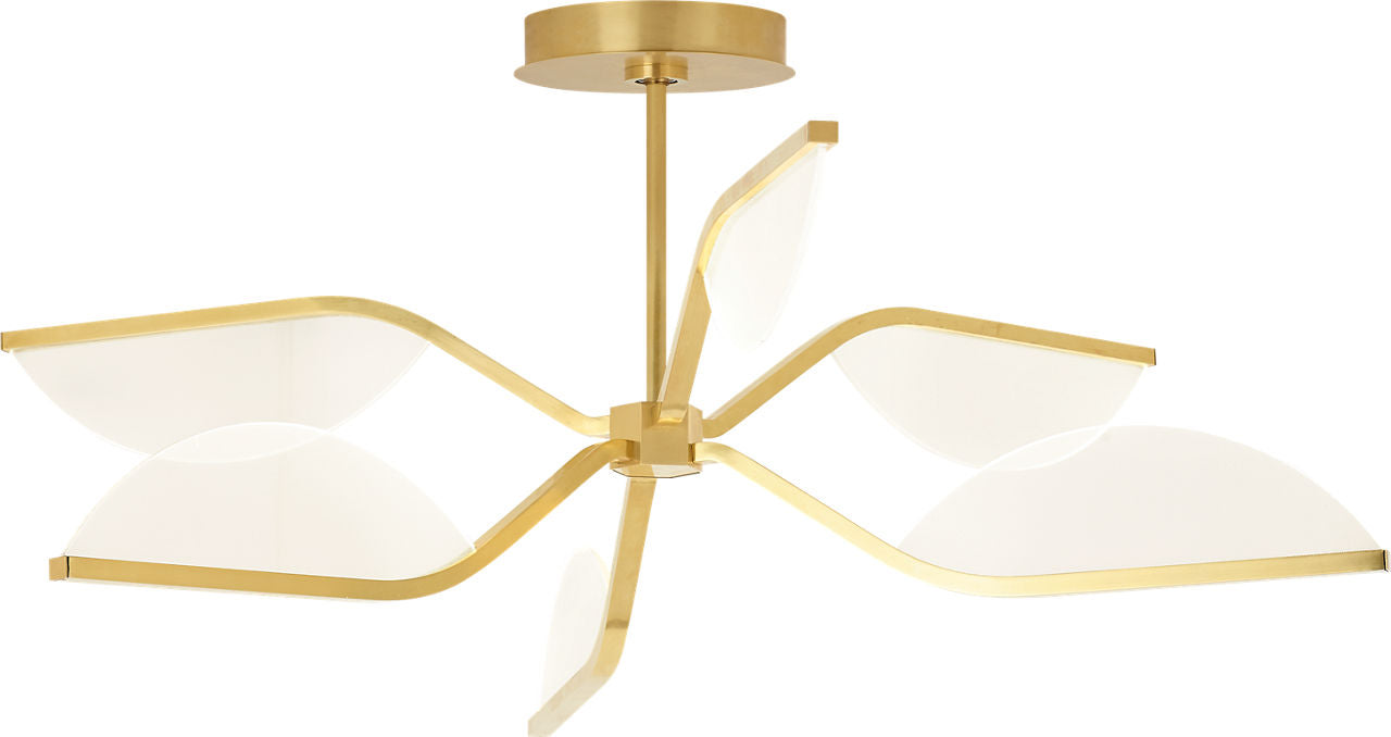 Belterra 30 Flushmount/Chandelier 30 Natural Brass LED 90 CRI 3000K 120V