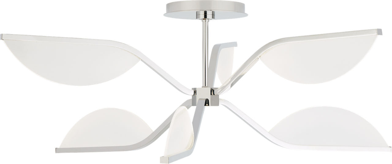 Belterra 30 Flushmount/Chandelier 30 Polished Nickel LED 90 CRI 3000K 120V