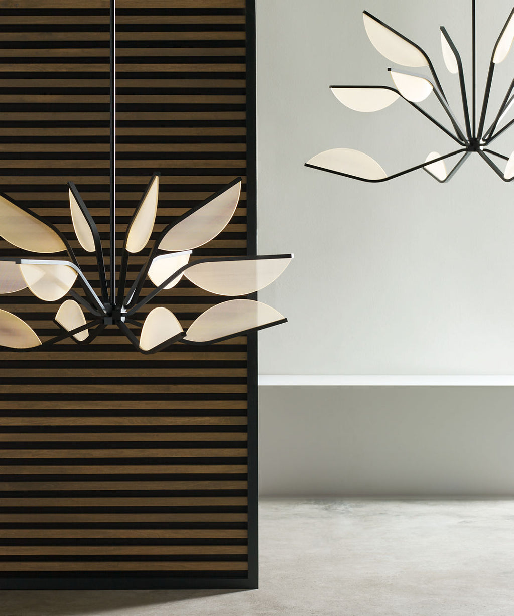 Belterra 38 Chandelier 38" Diameter Matte Black LED 90 CRI 3000K 120V