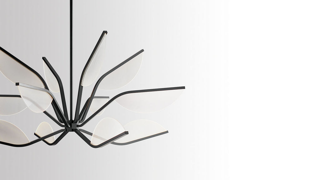 Belterra 38 Chandelier 38" Diameter Matte Black LED 90 CRI 3000K 120V