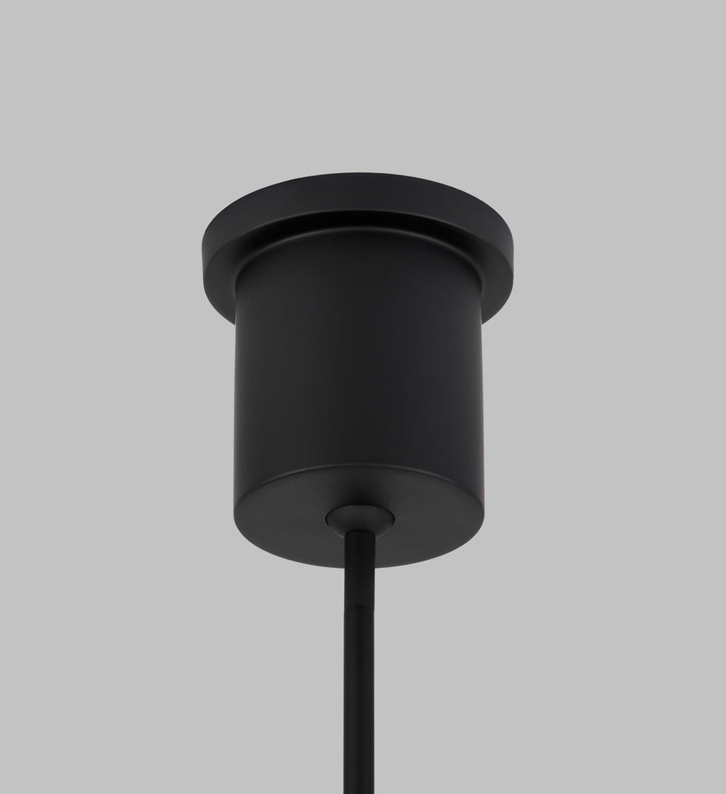 Belterra 38 Globe Chandelier 38" Globe Matte Black LED 90 CRI 3000K 120V