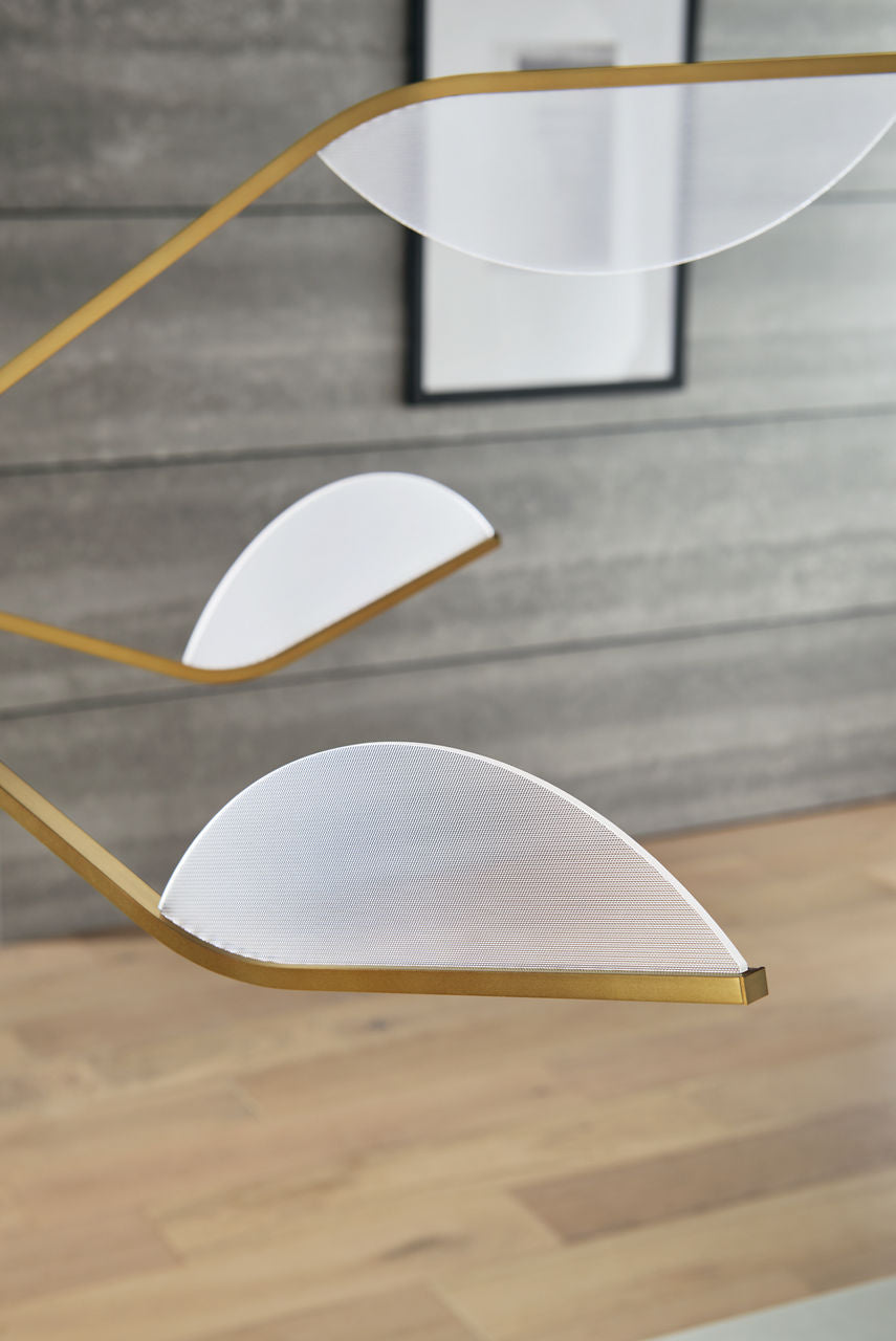 Belterra 48 Chandelier 48" Diameter Natural Brass 3000K 90 CRI integrated led 90 cri 3000k 120v