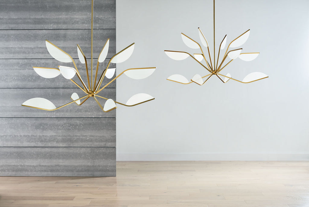 Belterra 48 Chandelier 48" Diameter Natural Brass 3000K 90 CRI integrated led 90 cri 3000k 120v