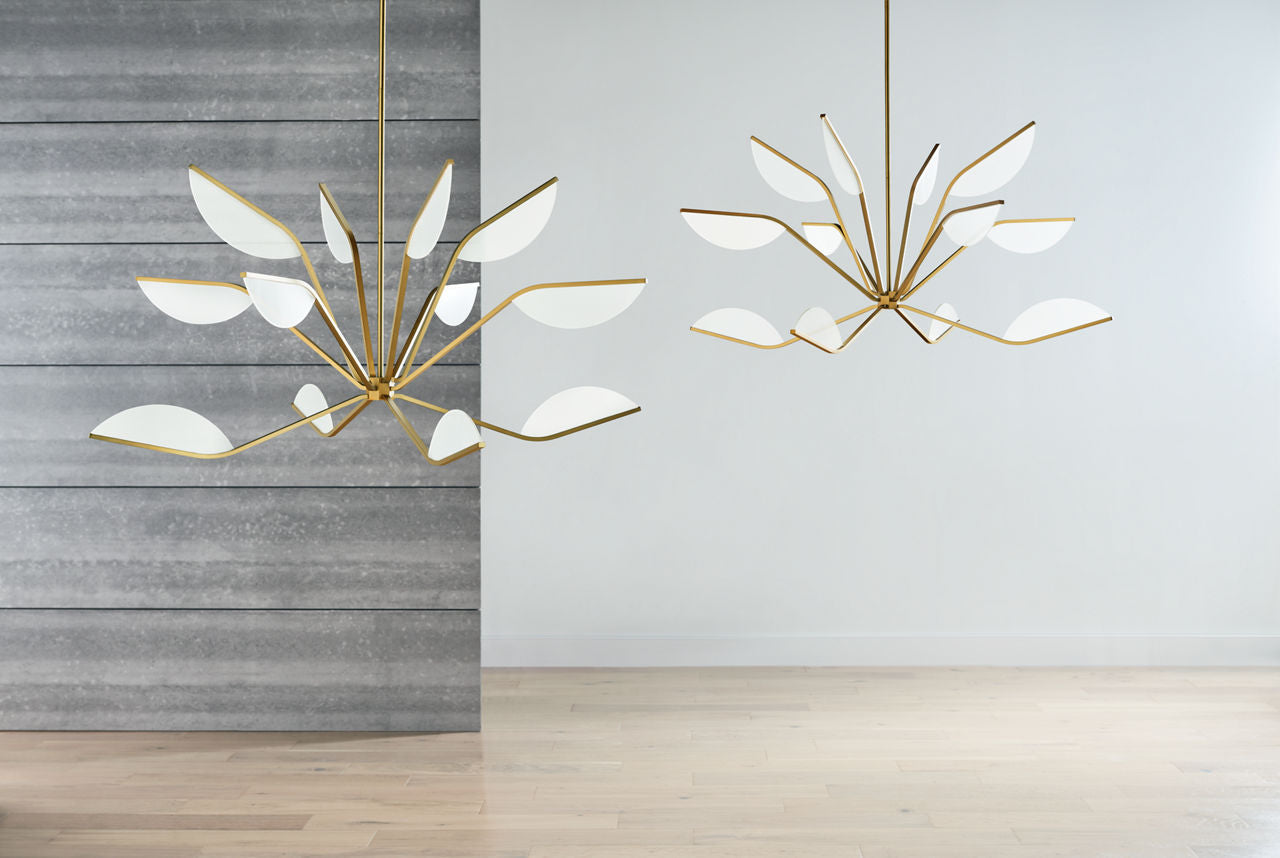 Belterra 48 Chandelier 48" Diameter Natural Brass 3000K 90 CRI integrated led 90 cri 3000k 120v