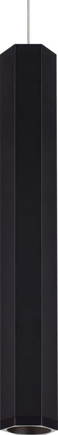 Blok Large Pendant | Matte Black and Satin Nickel |  FreeJack Bulb(s) Included
