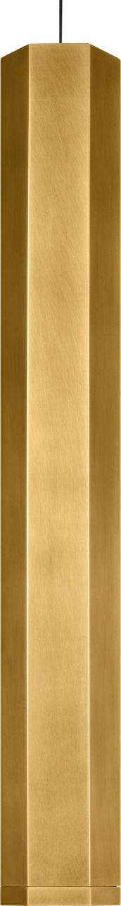Blok Large Pendant | Aged Brass and Aged Brass |  FreeJack Bulb(s) Not Included