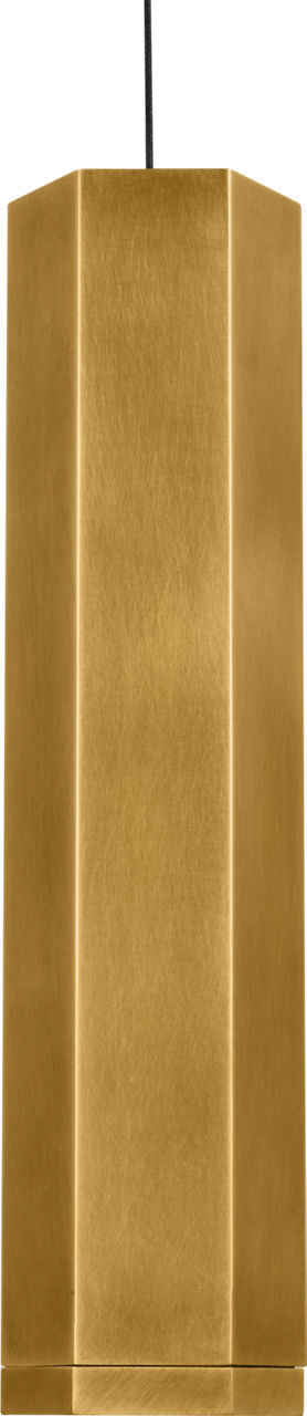 Blok Small Pendant | Aged Brass and Aged Brass |  FreeJack Bulb(s) Not Included