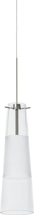 Bonn Pendant | Satin Nickel | Clear glass FreeJack Bulb(s) Not Included