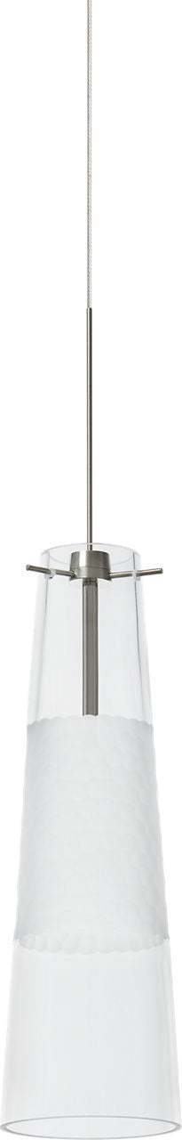 Bonn Pendant | Satin Nickel | Clear glass FreeJack Bulb(s) Not Included