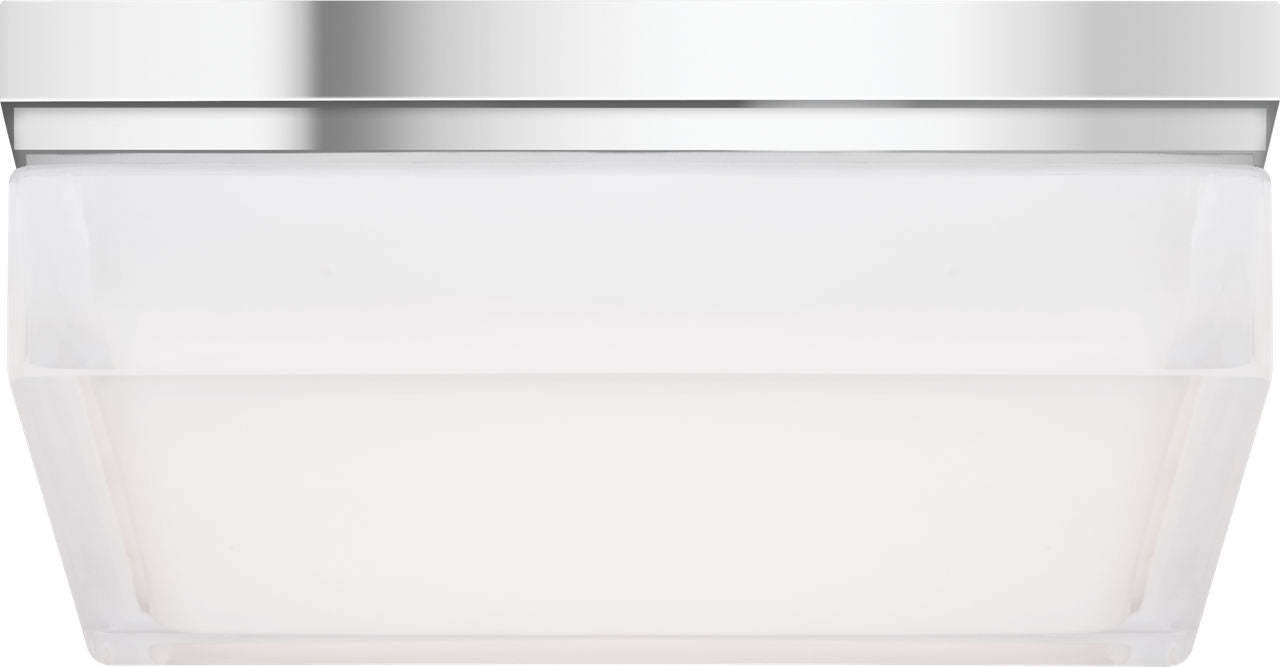 Boxie Large Flush Mount Large Chrome LED 90 CRI 3000K 120-277V