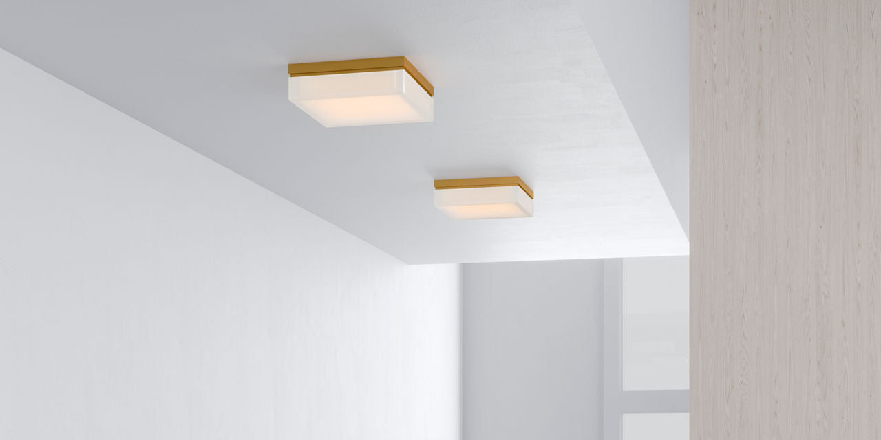 Boxie Small Flush Mount Small Chrome LED 2700K 90 CRI 2700k 120-277v