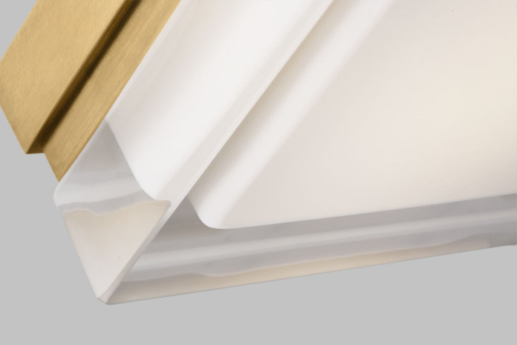 Boxie Small Flush Mount Small Natural Brass LED 2700K 90 CRI 2700k 120-277v