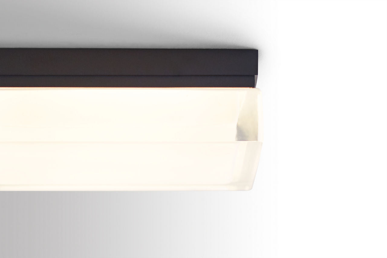 Boxie Large Flush Mount Large Antique Bronze LED 2700K 90 CRI 2700k 120v-277v