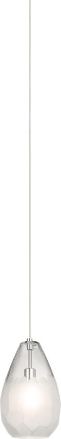 Briolette Grande Pendant Frost Satin Nickel 2700K 90 CRI a19 led 90 cri 2700k 120v
