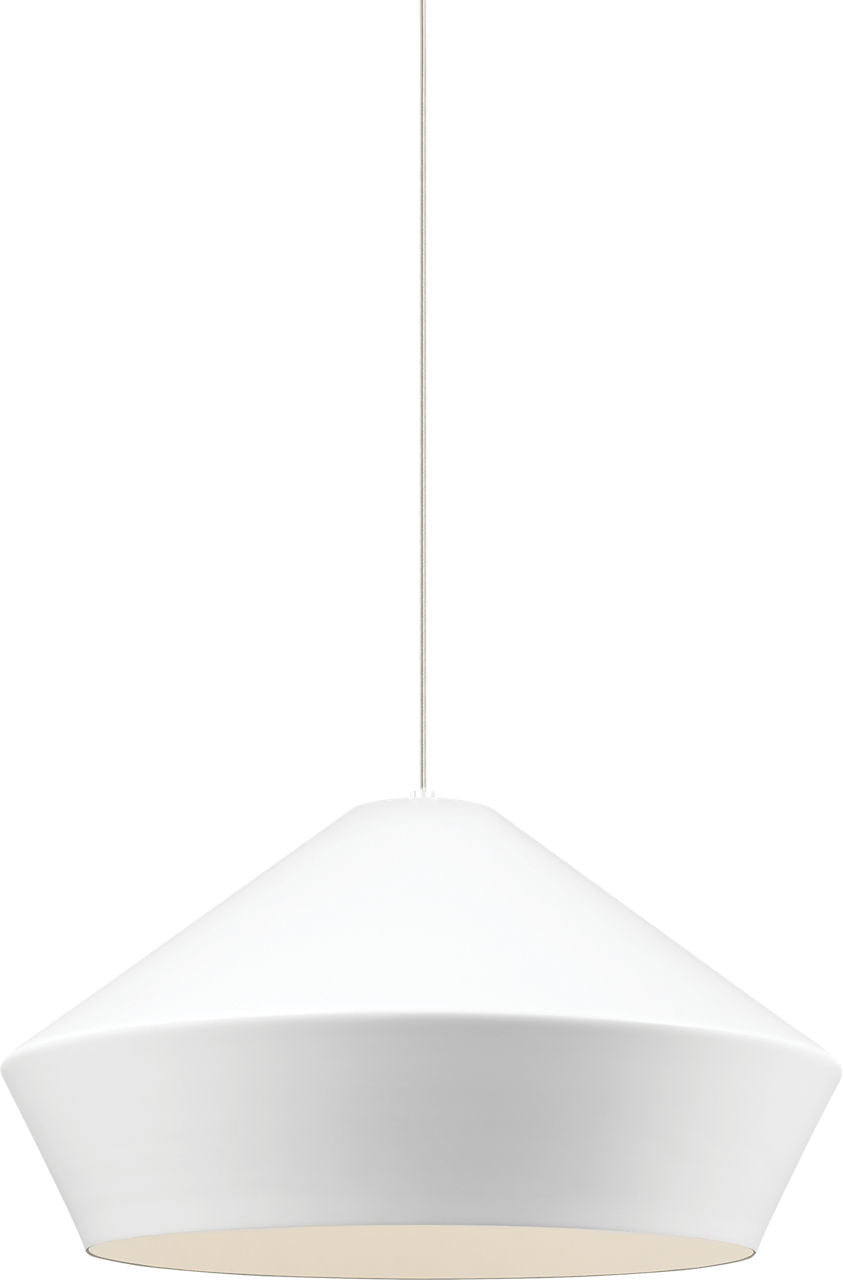 Brummel Grande Pendant | White | White Bulb(s) Included