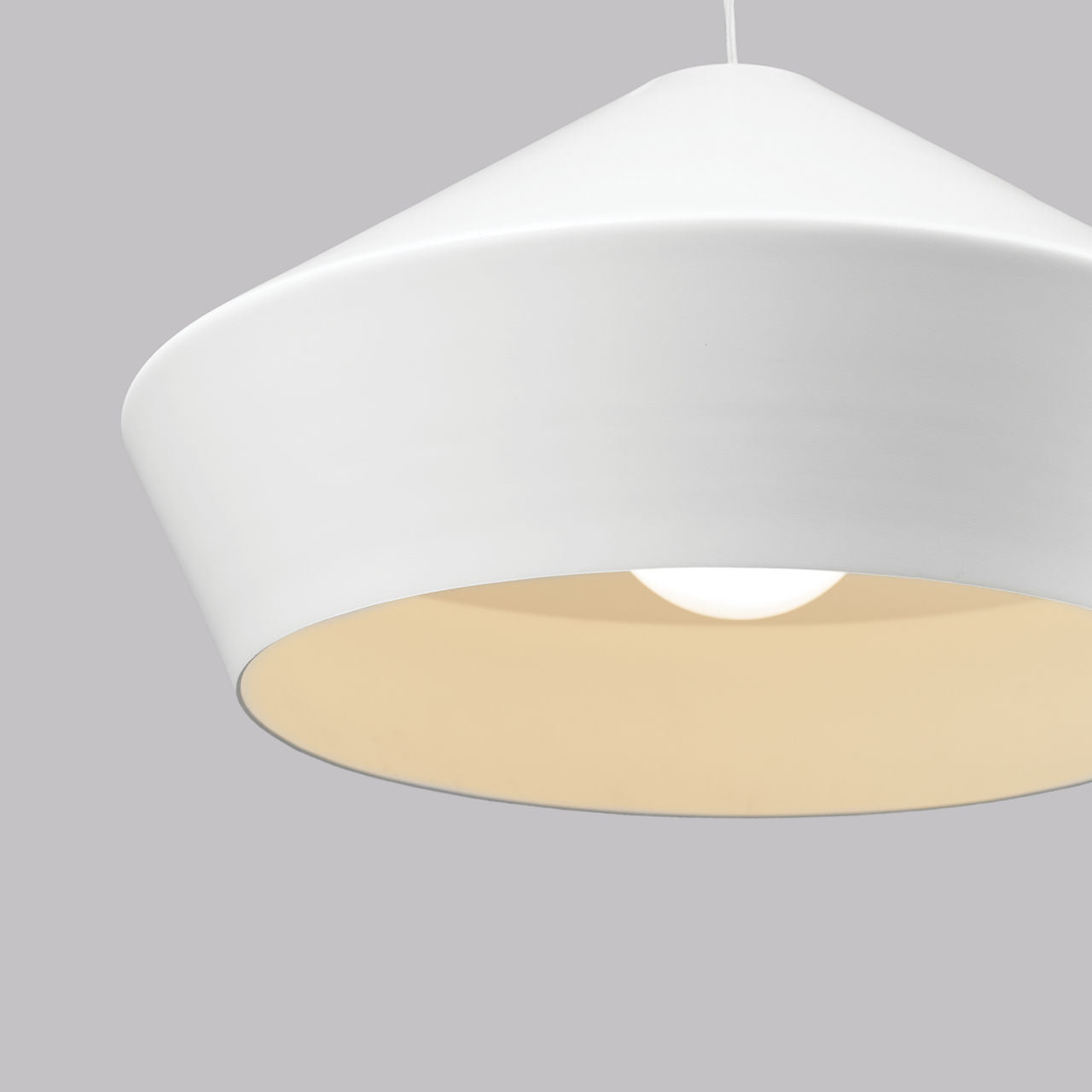 Brummel Grande Pendant | White | White Bulb(s) Included