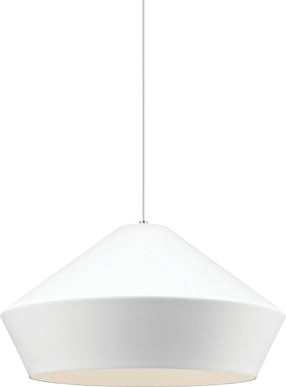 Brummel Grande Pendant | White | White Bulb(s) Included
