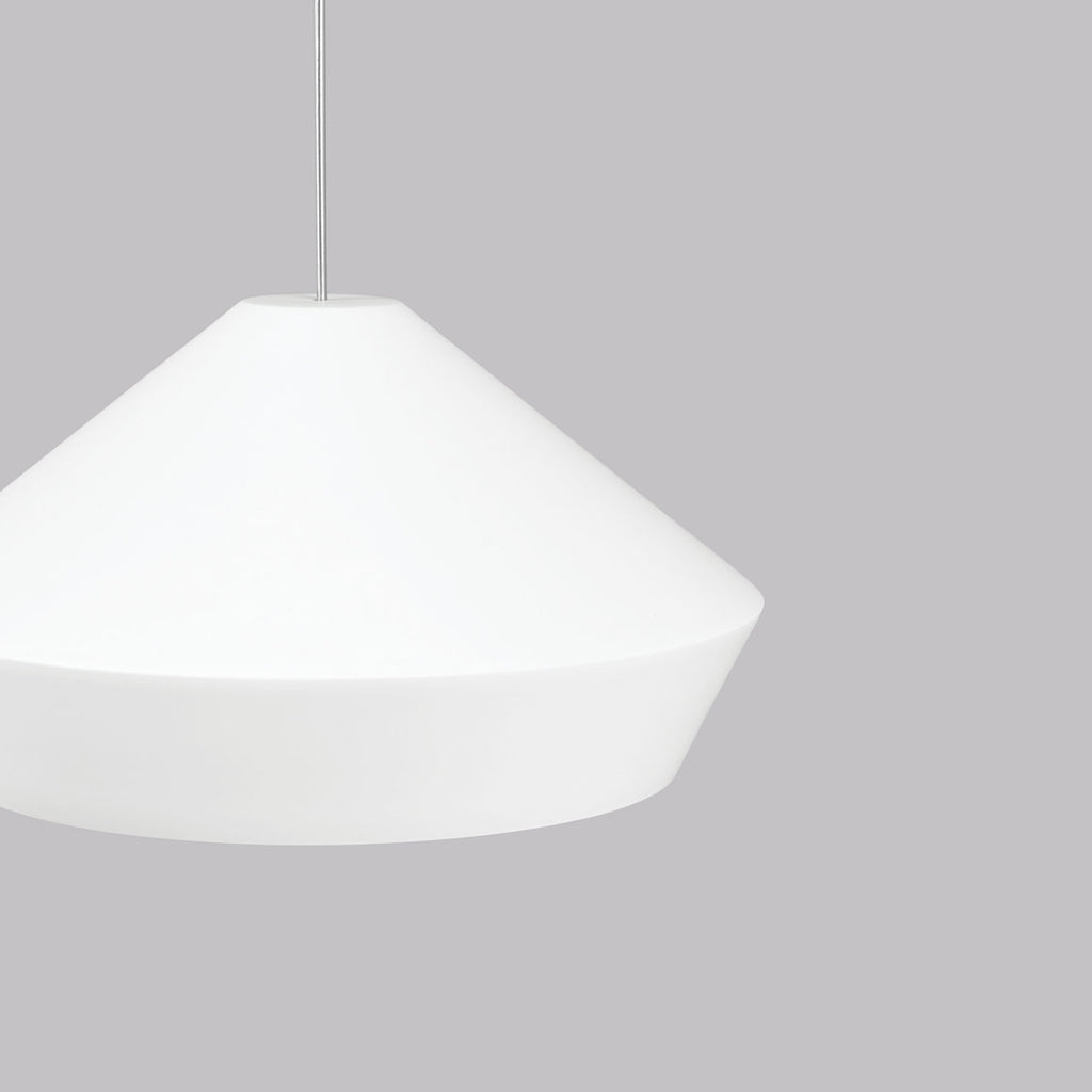 Brummel Pendant | Antique Bronze | Matte White FreeJack Bulb(s) Included