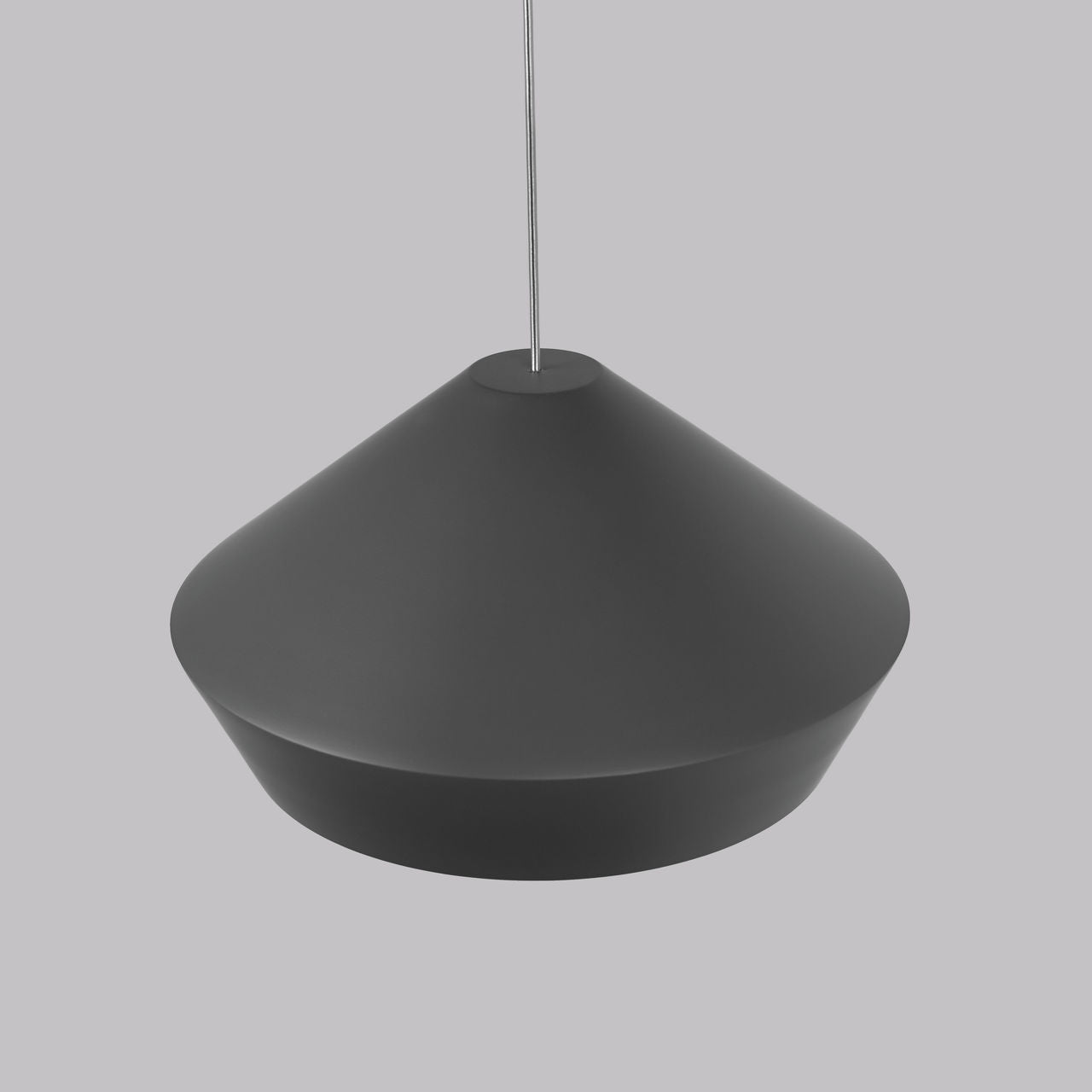 Brummel Pendant | Antique Bronze | Matte Charcoal Gray FreeJack Bulb(s) Included