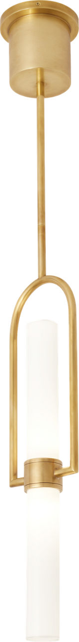Calumn Pendant Natural Brass 3000K 90 CRI integrated led 90 cri 3000k 120v