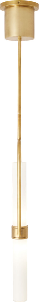 Calumn Pendant Natural Brass 3000K 90 CRI integrated led 90 cri 3000k 120v