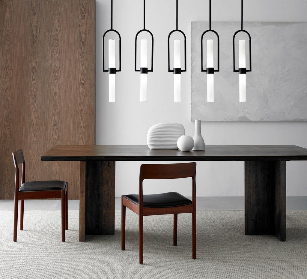 Calumn Pendant Nightshade Black 3000K 90 CRI integrated led 90 cri 3000k 120v