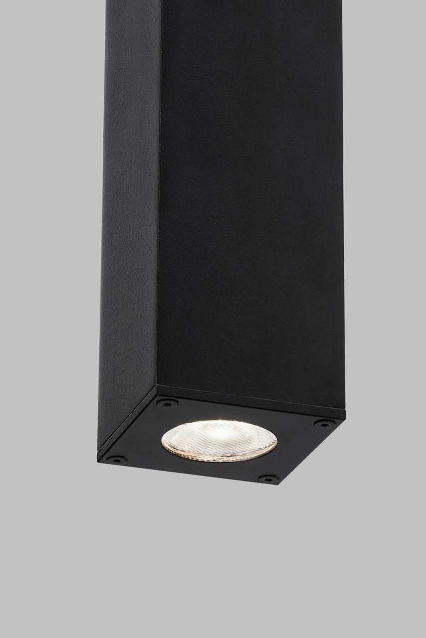 Chara Square 12 Outdoor Wall Square Black 3000K 90 CRI