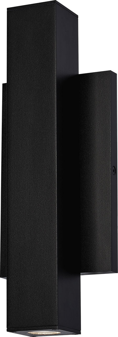 Chara Square 12 Outdoor Wall Square Black 3000K 90 CRI