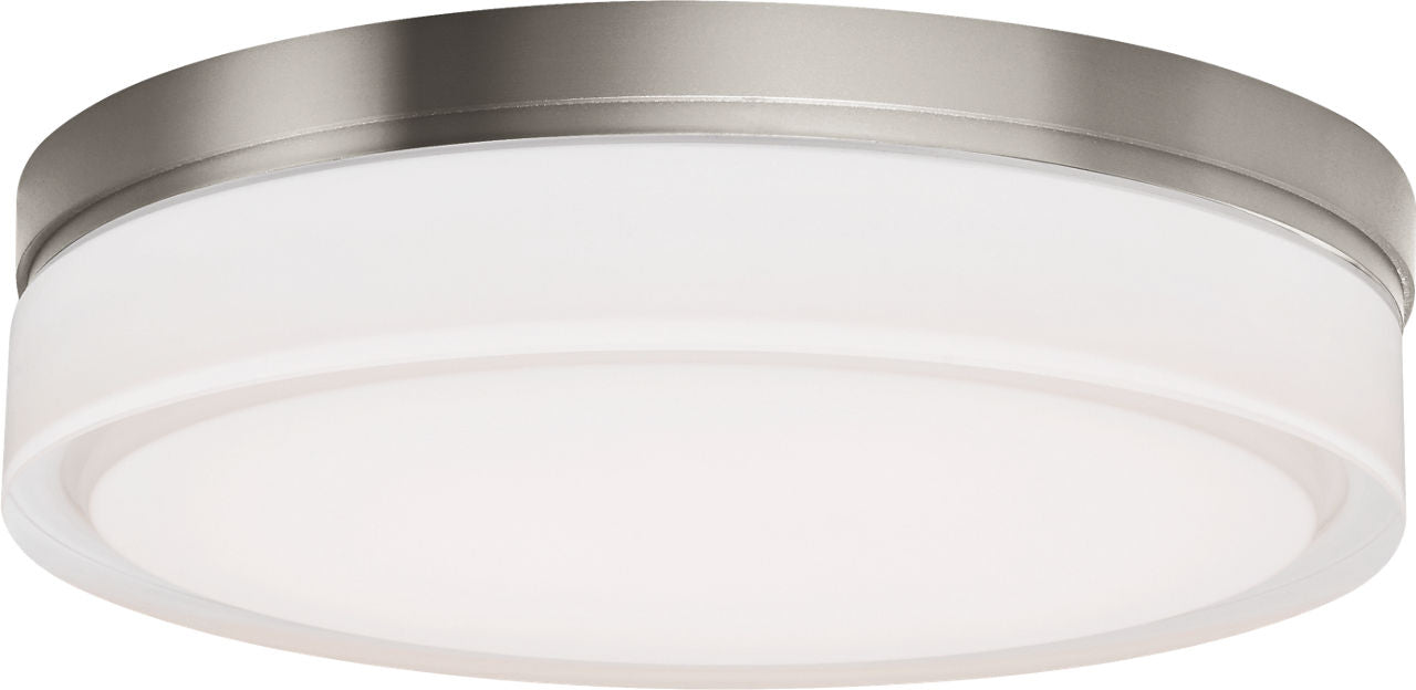 Cirque Large Flush Mount Large Satin Nickel LED 2700K 90 CRI 90 cri 2700k 120v-277v