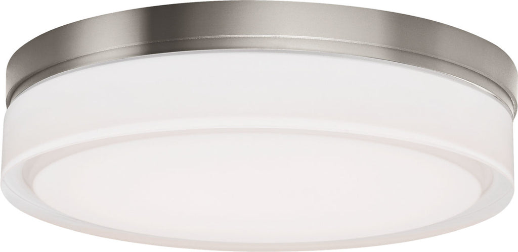 Cirque Large Flush Mount Large Satin Nickel LED 90 CRI 3000K 120-277V